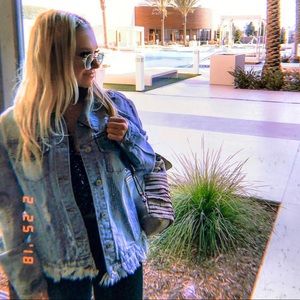 Distressed Denim Jacket